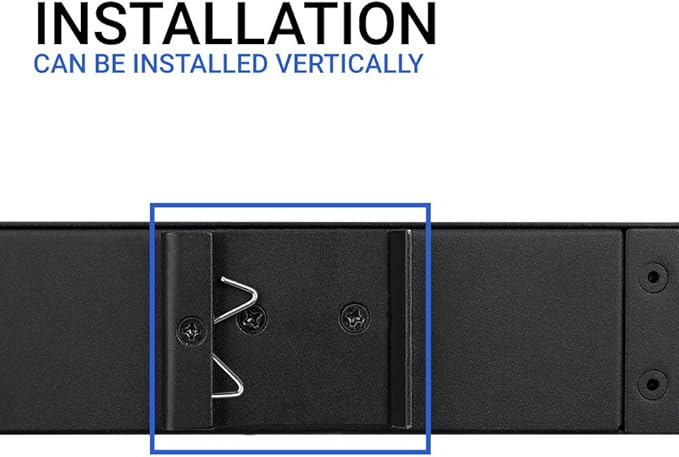 BV-Tech 8 Port PoE Switch with 1 Gigabit Uplink and Industrial DIN Rail - Power Over Ethernet Network Switch for IP Cameras, VoIP Phones, Wireless APs - IEEE802.3af/at, Wide Temperature Range