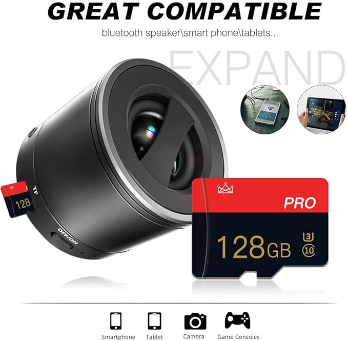 2 Pack Micro Memory Card 128GB Class 10 with Adapter High Speed Memory Card for Tablet,Drone