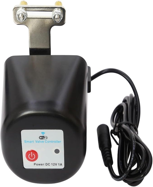 WiFi Smart Valve MD100A,Tuya App 2.4Ghz Compatible with Alexa,Google Assistant,Manually Open Valve Manipulator