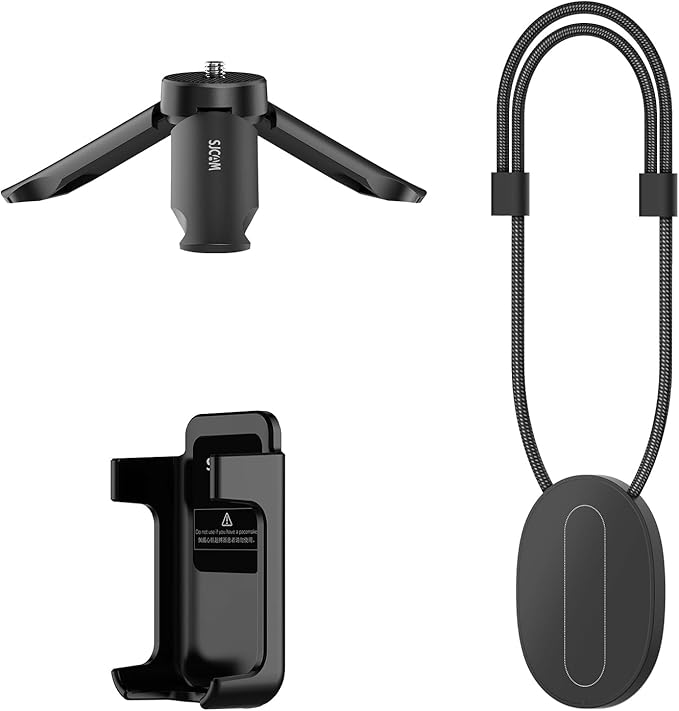 SJCAM C300 4K Pocket Action Cam with Stabilization,154° Wide FOV Video Recroding,64GB Card vlogging Camera,7h use time,30m Waterproof Body cam, Magnetic Werable Camera for Travel,Creators,Kids