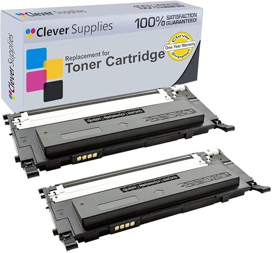 CS Replacement Toner Cartridge Compatible with Samsung CLP 310 CLT-K409S Black CLP-310 310N 315 315W CLX-3170 3170FN 3175 3175F 3175N 3175FN 3175FW 2 Set