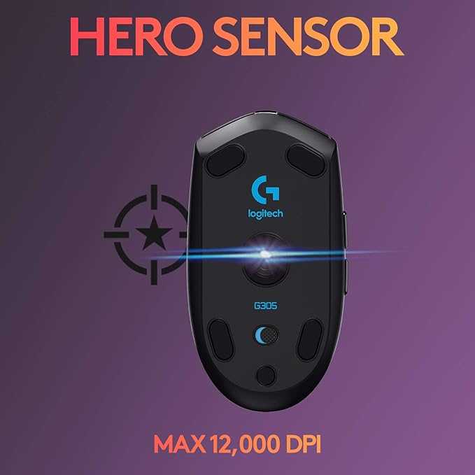 Logitech G413 SE Full-Size Mechanical Gaming Keyboard + G305 Lightspeed Wireless Gaming Mouse - Black