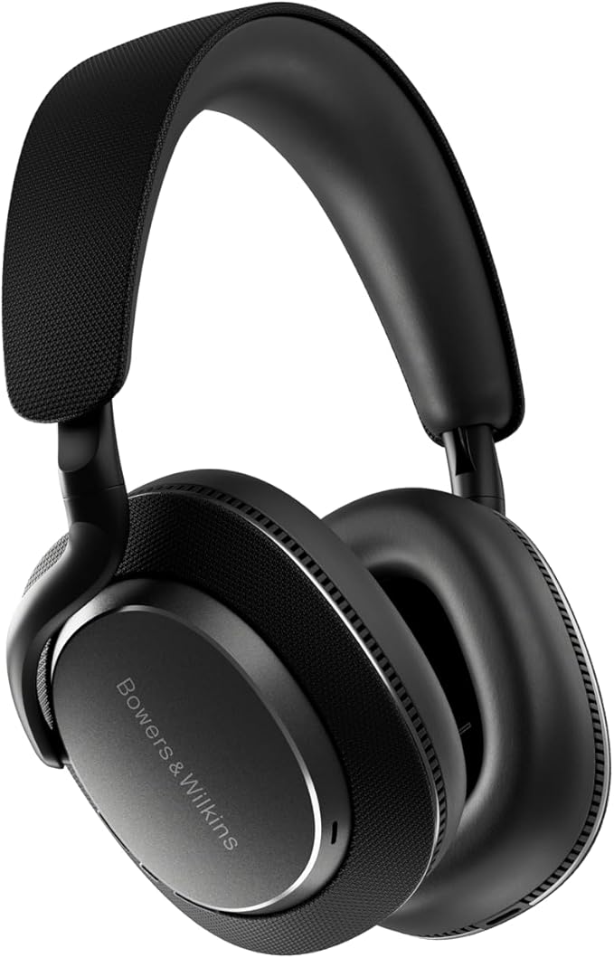 Bowers & Wilkins Px7 S3 Over-Ear Headphones, High-Resolution Sound, Comfortable Fit, Bluetooth, Active Noise Cancelling & Transparency Mode, 30-Hour Playtime, Quick Charge Support, Anthracite Black