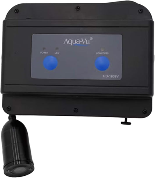 Aqua-Vu Micro Revolution HD Underwater Camera for Fishing – Live Sonar Compatible with Humminbird APEX, Garmin GPSMAP, Lowrance HDS, HDMI/RCA/BNC Output for Ice, Kayak & Boat Fishing