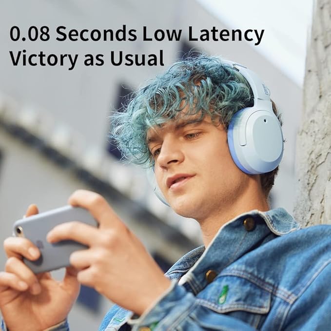 Edifier W820NB Plus Over-Ear Active Noise Cancelling Headphones, Clear Calls with Deep Noise Reduction,Bluetooth Headphones with LDAC for Hi Res Wireless Audio Comfortable Fit,Bluetooth 5.2, Ivory