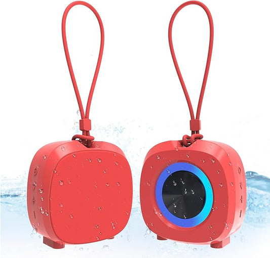 Bluetooth Speaker Portable Media Players Clear Loud Stereo Sound Deep Bass Wireless Speaker With Lights TWS IPX5 Waterproof Small Speakers Long Playtime for Home/Party/Outdoor/Beach Electronic Gadgets