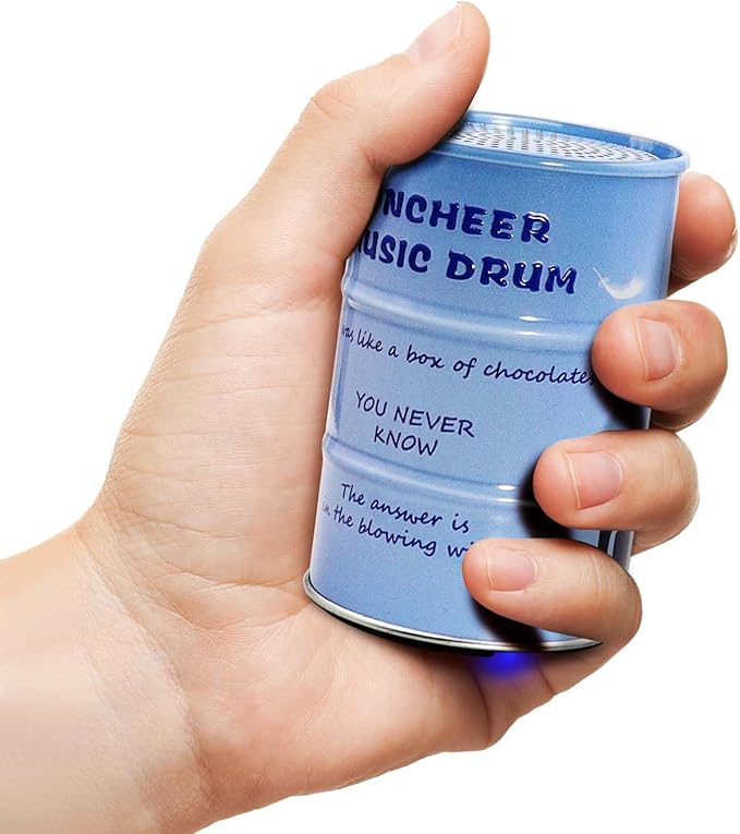 Oil Drum Wireless Bluetooth Speaker, Small Metal Speaker with American Flag Pattern, Mini Portable Speaker 12 Hours Playing Music, TWS Pairing Stereo Speaker, Gifts for Family, Friends