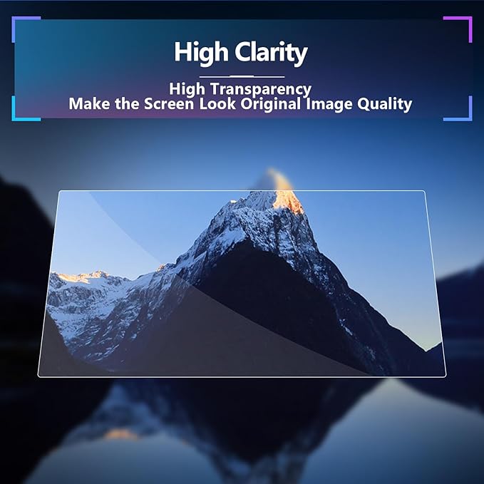 SXCY for 2025 Lincoln Nautilus Screen Protector 11.1 Inch 2024 2025 2026 Nautilus Accessories 2025 Nautilus Navigation Infotainment Screen Protector[2PCS Nano]