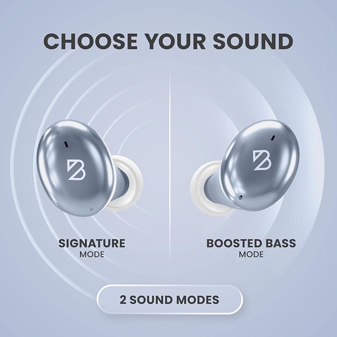 Tempo 30 Wireless Earbuds for Small Ears - Award-Winning Sound, Sweatproof Bluetooth Earbuds, Comfortable Bluetooth Ear Buds for Women, Ice Earphones Small Ear Canals, Long Battery Headphones