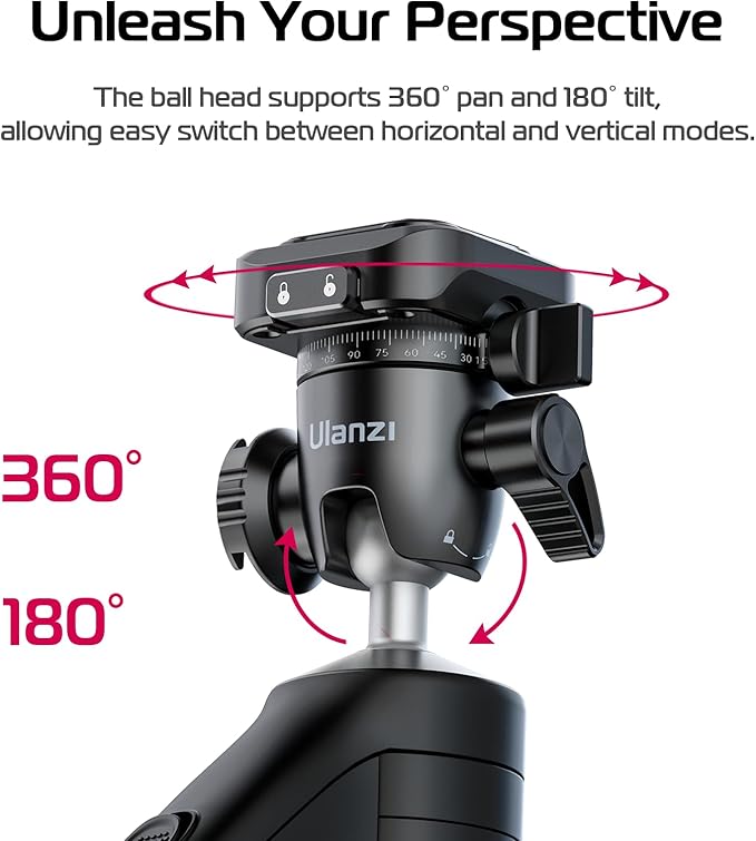 ULANZI Tabletop Tripod for Camera Mini Vlogging Tripod TT38, Uka F38 ClickOpen Flexible Travel Tripods for Sony/Canon/Nikon/Fujifilm DSLR DJI Osmo Nano Pocket Shooting Selfie Video Vlog