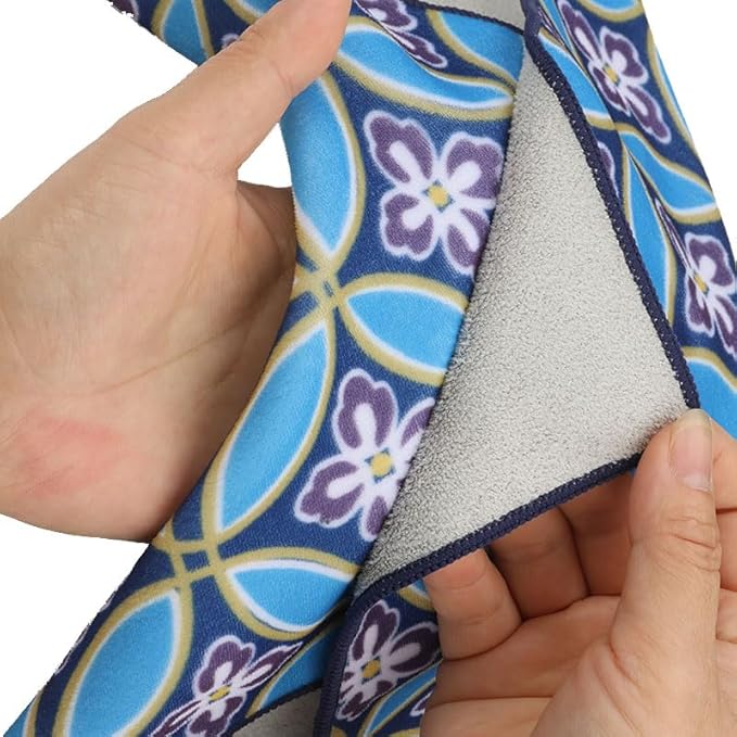 Self-Adhesive Storage Protective Magic Wrap Cloth for DSLR/Camera Lens/Phones/Tablets/Smartphone/Drone and All Camera Accessories (17.7 * 17.7 inch-Clover,)