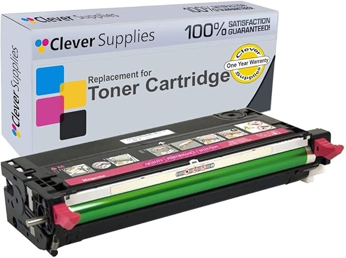 CS Replacement Toner Cartridge Compatible with Dell 3130 330-1200 Magenta 3130 3130cdn 3130cn 9000 Page Yield