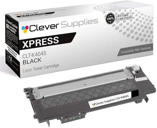 CS Replacement Toner Cartridge Compatible with Samsung Xpress C480 CLT-K404S Black