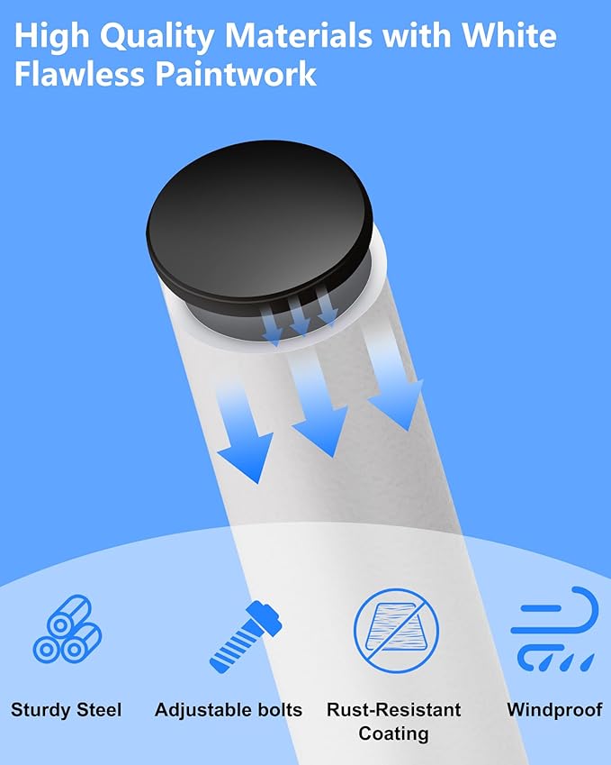 Universal Wireless Bridge Bracket Mount,12"(H) - Φ1.38 Lightweight Pole and Wall Mounted Mounting Mast Kit for Outdoor TV Antenna, Network WiFi Extender, Access Point, Client Bridge CPE (4-Pack)