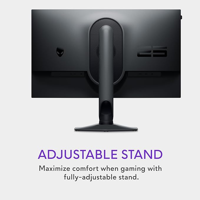 Alienware AW2524HF Gaming Monitor - 24.5-inch (1920x1080) 500Hz (Overclock) 0.5ms Display, Height/Tilt/Swivel/Pivot Adjustability, 3yr Advanced Exchange-Black