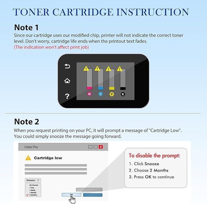 148X Toner Cartridge Black (with Chip) High Yield Compatible for HP 148X 148A W1480X W1480A for Laserjet Pro 4001n 4001dn 4001dw MFP 4101fdn 4101fdw Printers (2 Pack)