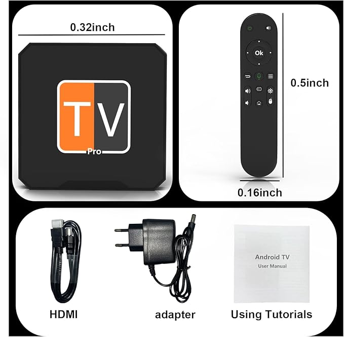 Streaming Stick PRO Smart TV, TV Box, Supports 8K Resolution, Equipped with Dual WiFi and Bluetooth 5.0 Technology
