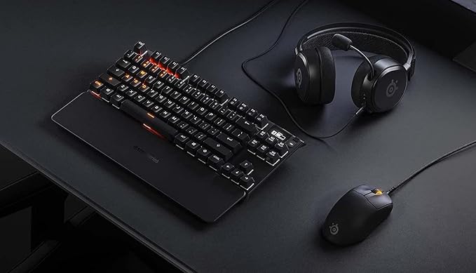 SteelSeries Esports Mini FPS Gaming Mouse Ultra Light 61g – Prime Mini Edition – 5 Programmable Buttons – 18K CPI TrueMove Pro Sensor – Magnetic Optical Switches - Customizable - RGB Lighting – PC/Mac