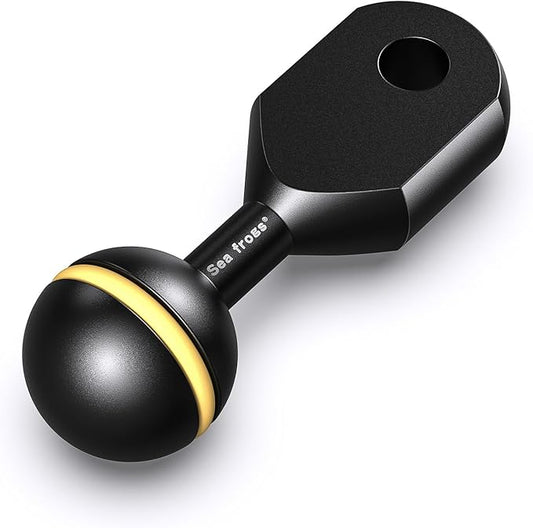 Sea frogs Ball Arm Ball to YS Mount Arm 2.0" Essential Diving Equipment Underwater Photography Gear Lighting System Aluminum Alloy Diving Equipment Accessory Lightweight Arms AM-3