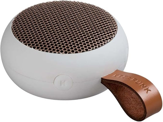 aGO2 Portable Bluetooth Speaker, White, Water Resistant (IPX5) and Durable, Up to 25 Hours of Wireless Play, Voice Assistant, Stereo Sound, Wireless Speaker for Indoor and Outdoor