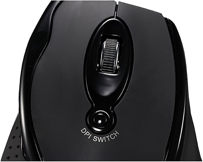 Adesso iMouse G2 - USB Ergonomic Optical Mouse Adjustable DPI Internet Navigational B, Black