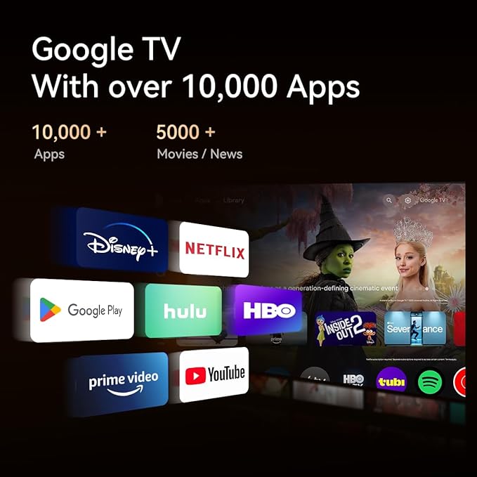 [Google TV/ 1200 ANSI/ HDR 10] Wanbo Mozart 1 Pro 4K Smart Projector with WiFi and Bluetooth. Outdoor & Home Movie Proyector, 20W Speakers, 1080P Auto Focus & Keystone, (2025)