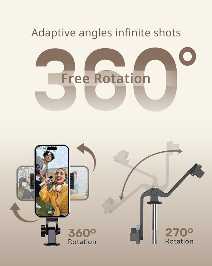 UBeesize Selfie Stick Tripod for iPhone and Android, 52'' Extendable Phone Tripod Stand with Remote, Portable Selfie Sticks with Phone Holder for Video Recording & Travel