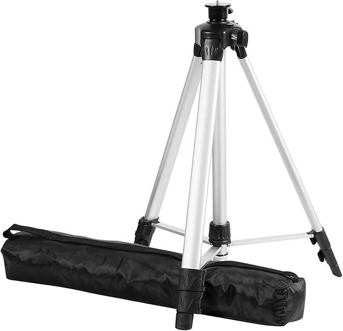 Firecore Adjustable 60-inch Aluminum Alloy Laser Tripod, with Bubble Level and Extra 5/8"-11 Tripod Adapter-FT1500D