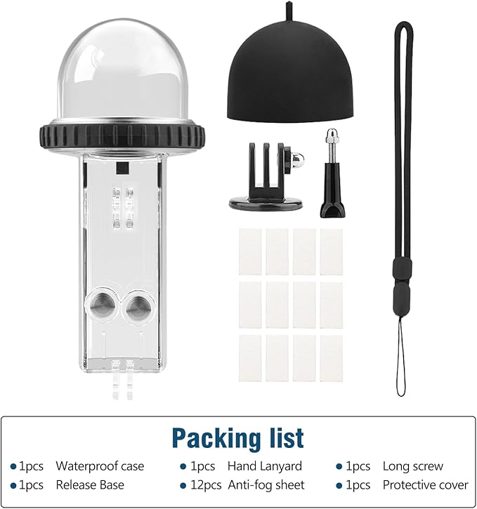 40M (131ft) Osmo Pocket 3 Underwater Dive Case Housing Protective Housing Shell for DJI Osmo Pocket 3 Waterproof Accessories-Transparent