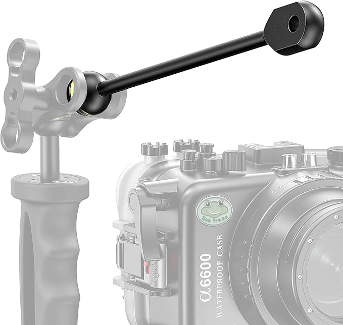 Sea frogs Ball Arm Ball to YS Mount Arm 7.0" Essential Diving Equipment Underwater Photography Gear Lighting System Aluminum Alloy Diving Equipment Accessory Lightweight Arms AM-5