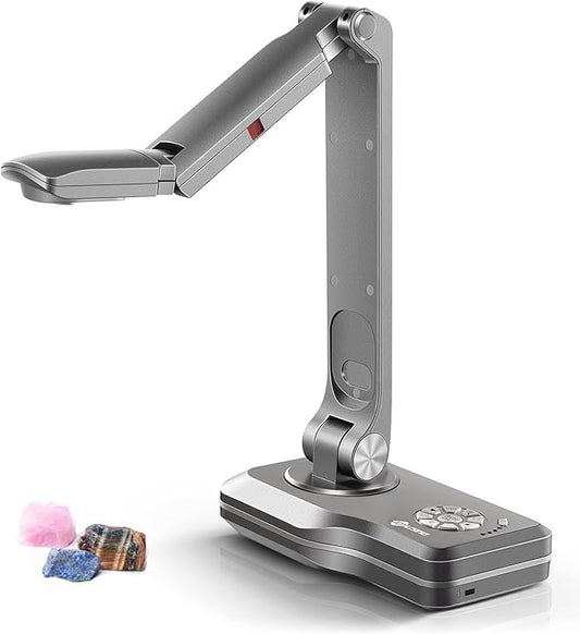 JOYUSING V500-4k VGA/HDMI/USB Three Mode 13MP Document Camera, OCR for Windows, Compatible with Real-time Projection, Web Conferencing, Distance Learning, Remote Teaching - Mac, Windows, Chromebook