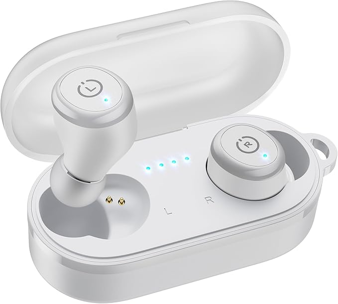 TOZO T10 Wireless Earbuds Bluetooth 5.3 Headphones, App Customize EQ, Ergonomic Design, 55H Playtime, Wireless Charging Case, IPX8 Waterproof Sound in-Ear Headset, 2025 New Version