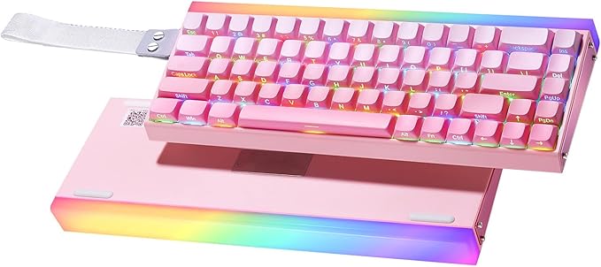 x AULA HERO 68HE Gaming Keyboard,Wired Mechanical Keyboards RGB Backlit Portable 68 Keys Hall Effect Magnetic Ultra-Compact 8K Hz Polling Rate MDA Keycaps Mini Keyboard for PC Laptop Mac Windows Gamer