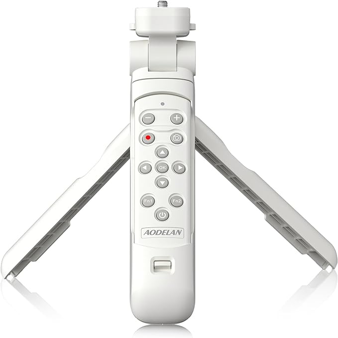 AODELAN Remote Control Wireless Shooting Grip Tripod Grip for Nikon Z50, P1000, B600, A1000, P950 (Withe)