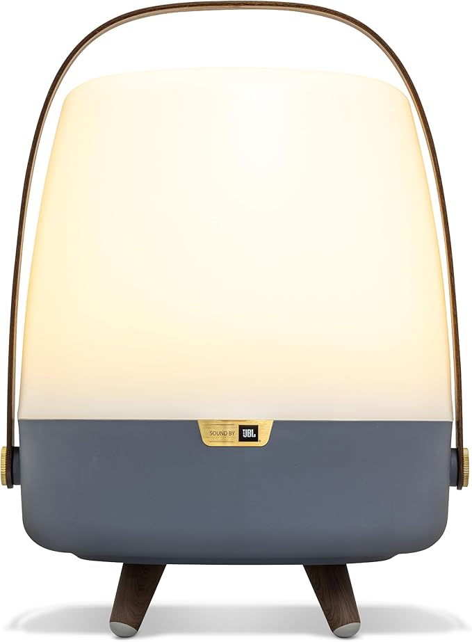 Adesso Kooduu Bluetooth Speaker Lamp – Cordless, Rechargeable Speaker & Lamp for Indoor/Outdoor Use, Ocean