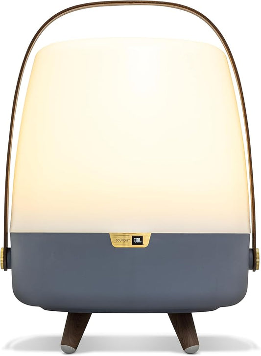 Adesso Kooduu Bluetooth Speaker Lamp – Cordless, Rechargeable Speaker & Lamp for Indoor/Outdoor Use, Ocean