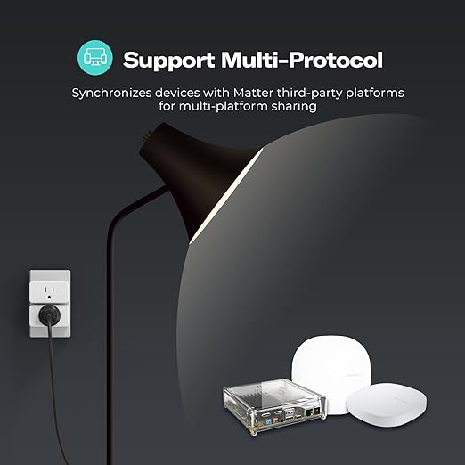 THIRDREALITY Smart Plug M1 4 Pack via WiFi Matter, Real-time Energy Monitoring, 15A/1800W Max, Smart Outlet, ETL Certified, Compatible with SmartThings, Home Assistant