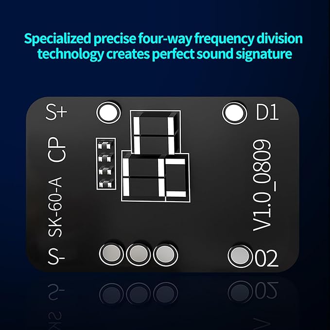 CCA Hydro in Ear Monitor Headphones with 4 Tuning Switches, 2DD 8BA Hybrid Driver Gaming Earbuds, HiFi Bass IEM Earphones for Musicians Singers Audio Engineers Audiophile Dj Drummers