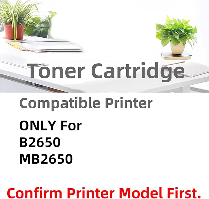 B261U00 Compatible High Yield Toner Cartridge Replacement ONLY for Lexmark B2650 MB2650 B2650DN B2650DW MB2650ADWE Series Laser Printers (B261U00-1Pack-15,000Pages)