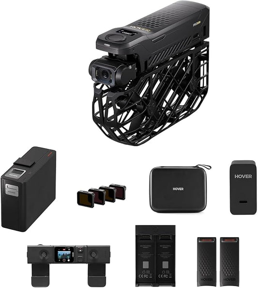 X1 PROMAX 8K Action Flying Camera, Foldable Drone with Camera with 42 KM/H Follow Speed, 10+ Fully Automatic Flight Modes, Fly Anywhere with OmniTerrain, SmoothCapture 2.0(Skiing Combo)