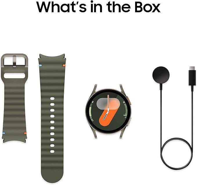 Samsung Galaxy Watch 7 40mm Bluetooth AI Smartwatch w/Energy Score, Wellness Tips, Heart Rate Tracking, Sleep Monitor, Fitness Tracker, 2024, Green [US Version, 1Yr Manufacturer Warranty]