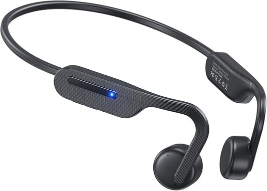 Bone Conduction Headphones, Open Ear Headphones, Superior Sound Wireless Bluetooth Running Headphones 10H Playtime, Comfortable Fit Waterproof for Music, Workouts, Travel