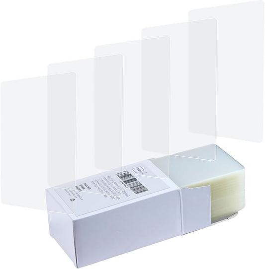 Binditek 200 Pack 5mil Thermal Laminating Pouches, 2.5 x 4.25 Inches Laminating Sheets, ID Badge Without Clip, No Holes, Ultra Clear, HeatSeal, Glossy, for Students and Coworkers