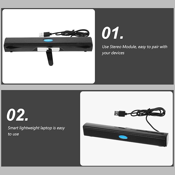 Home Audio Sound Bars Sound Bar for Tv for Computer Tv Surround USB Soundbar USB Speaker Television Trumpet Computer Speakers