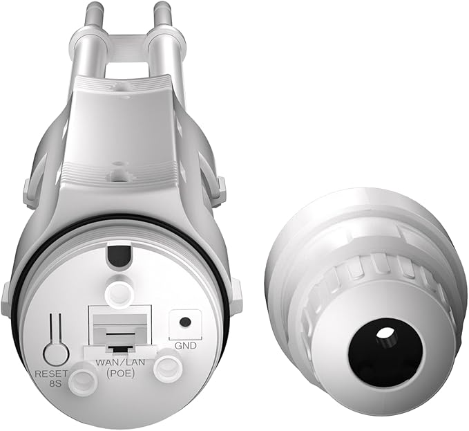 AC1200 Outdoor WiFi Extender Long Range, WAVLINK Weatherproof WiFi Extender Signal Booster Outdoor with POE, Dual Band 2.4/5GHz, Support AP/Repeater/Router Mode, for Yard/Patio/Rural Areas