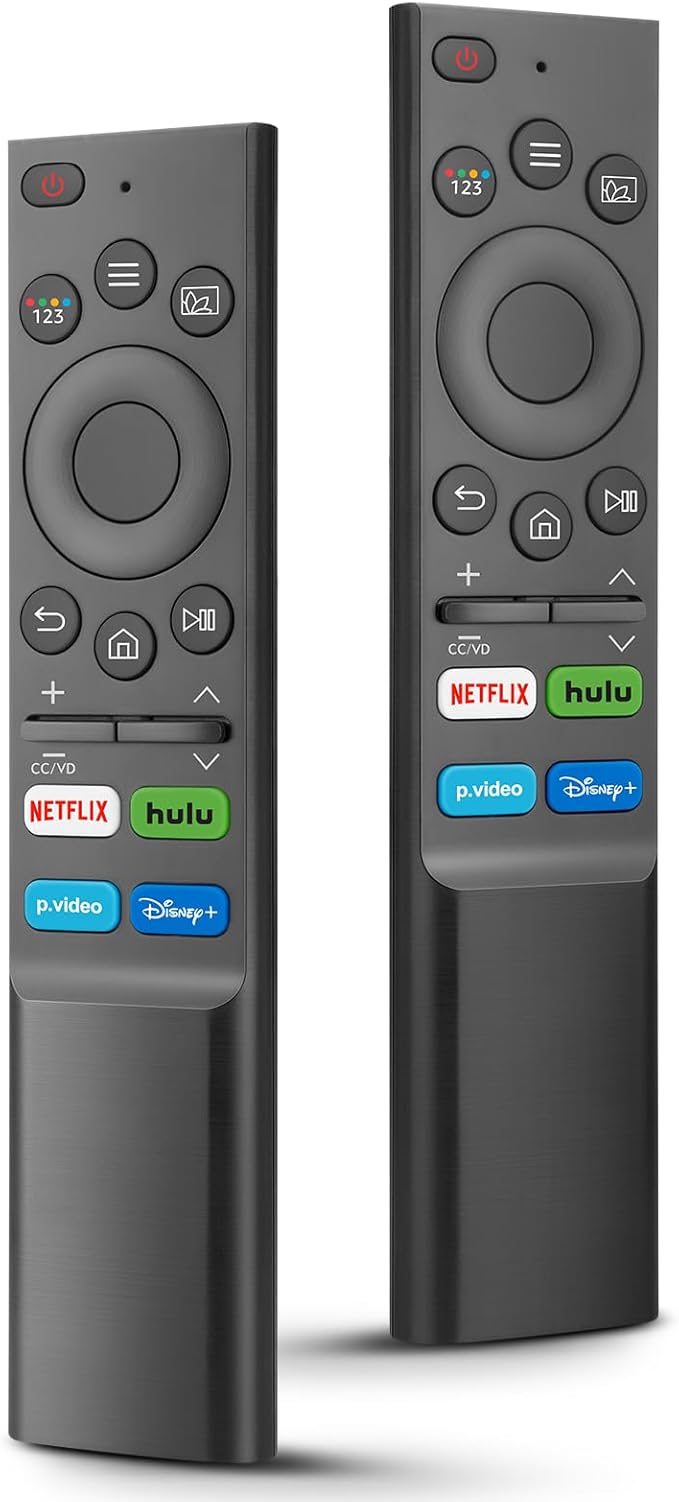 【Pack of 2】 Universal Replacement Remote Control for Samsung TVs - Compatible with The Frame QLED OLED UHD 4K/8K Smart TVs & Monitor Series