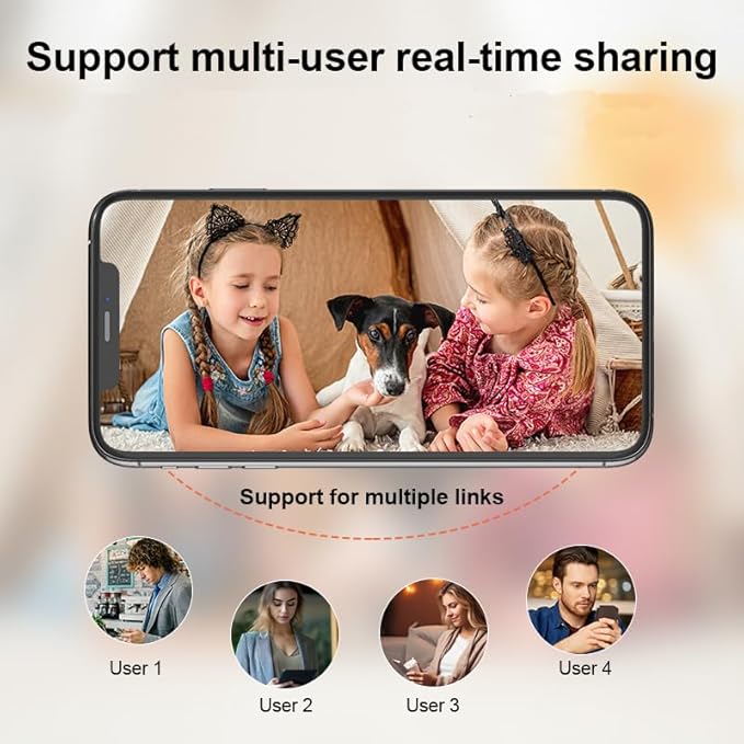 Wireless WiFi Security Camera Hdde Home Indoor Outdoor Cameras 1080P Car Camaras 2025 New Smart Home Camara Baby for House Office Outdoor Cams Mobile APP Remote Tiny Pet Dog Cam No Need Wifi Camera