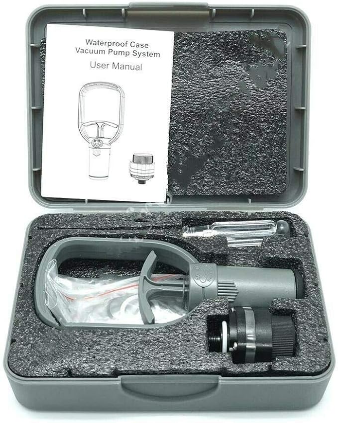 SeaFrogs Vacuum Pump VPS-100 Pre-Dive Vacuum Leak Check System for Seafrogs Meikon Underwater Camera Housings Case with Vacuum Pump System Design