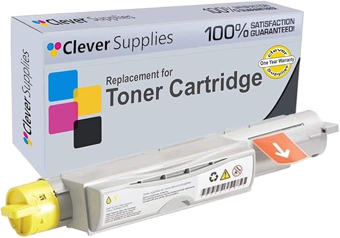 CS Replacement Toner Cartridge Compatible with Dell 5110 310-7896 Yellow 5110 5110cn 5110n Color 8000 Page Yield
