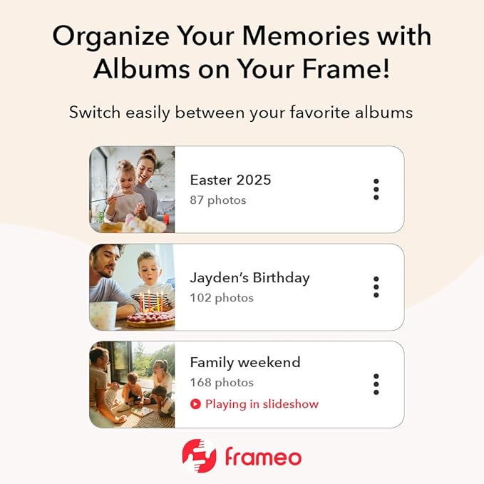 Digital Picture Frame, Frameo 15.6 inch Large Digital Photo Frame WiFi, 1920*1080 IPS FHD Touchscreen, 32GB, Instant Share Pictures Video, Photo Frame Electronic, Gift for Mom, House Warming, Wedding